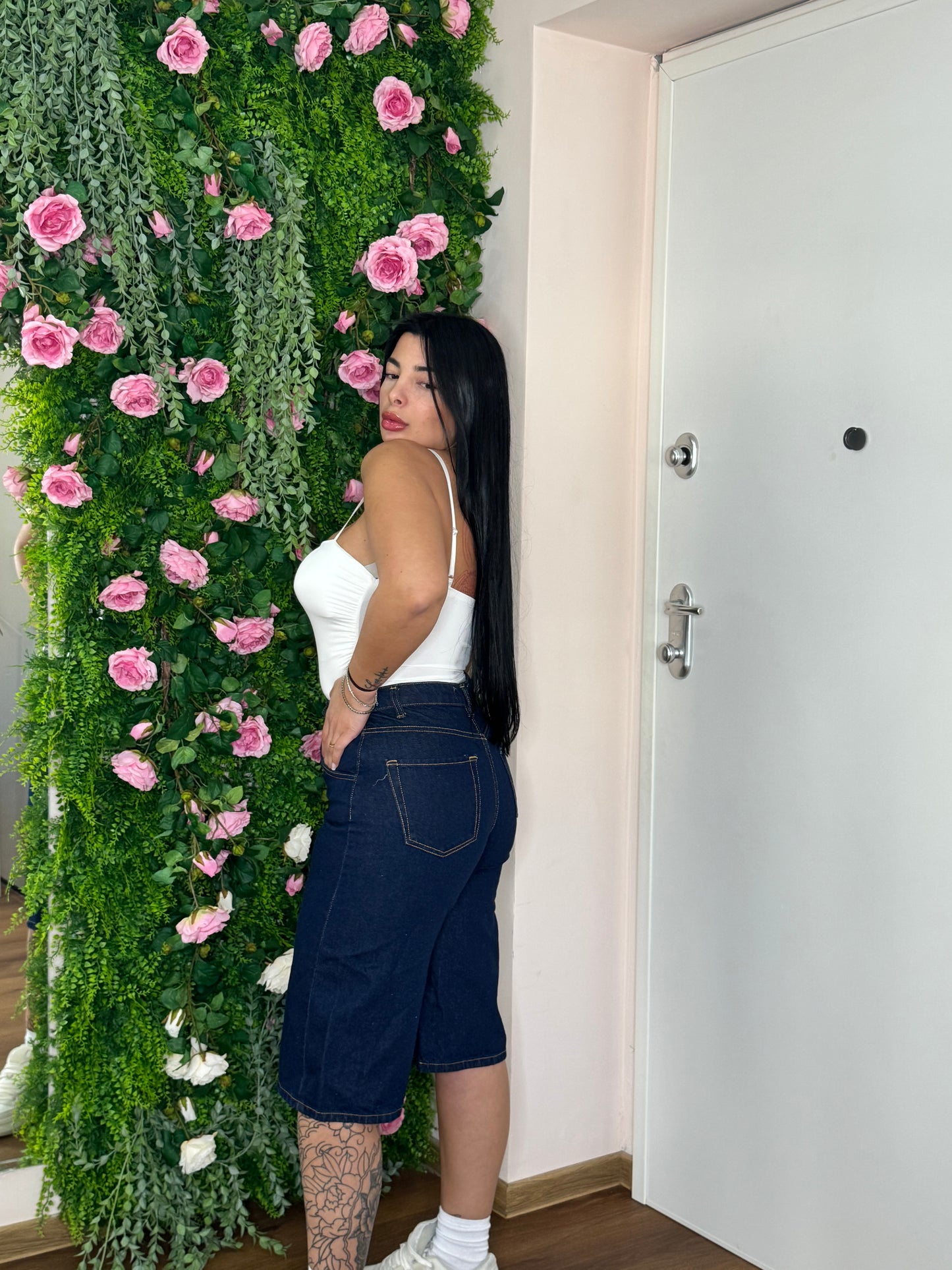 Bermuda jeans blue