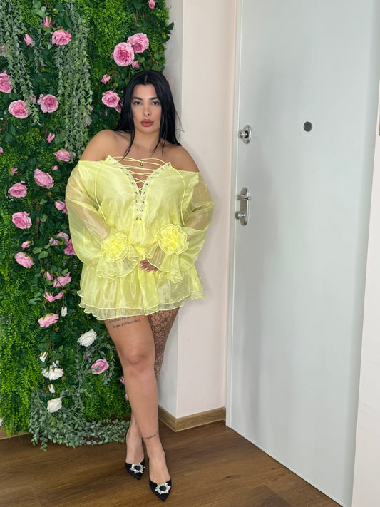 Dress Amelia yellow