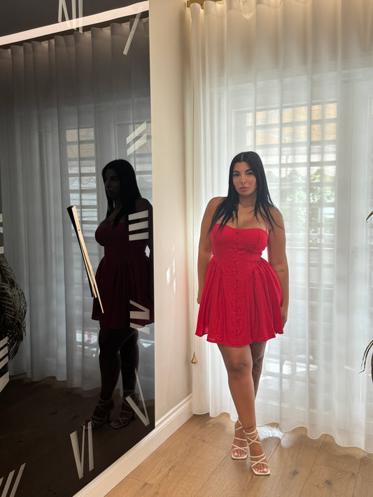 Dress rosso ciliegia