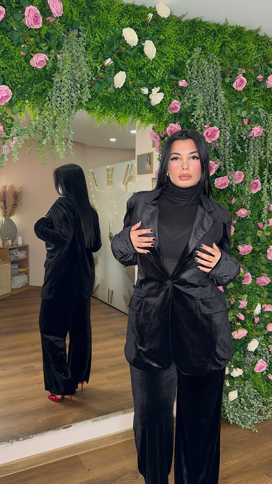 Tailleur Giulia in camoscio